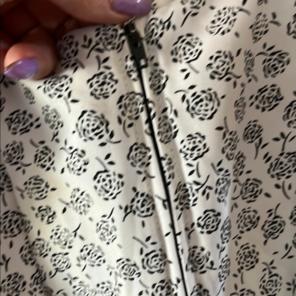 Vintage White Floral Spaghetti Strap Dress - Picture 6 of 6